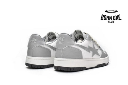 A Bathing Ape Bape SK8 Sta White Grey