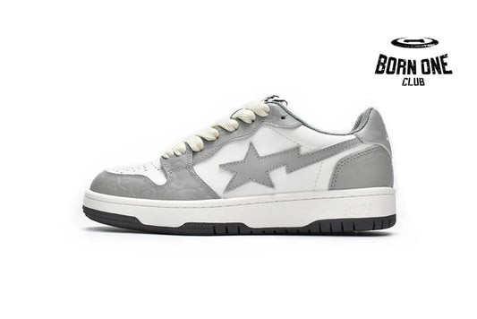 A Bathing Ape Bape SK8 Sta White Grey