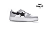 A Bathing Ape Bape SK8 Sta White Grey Black