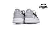 A Bathing Ape Bape SK8 Sta White Grey Black