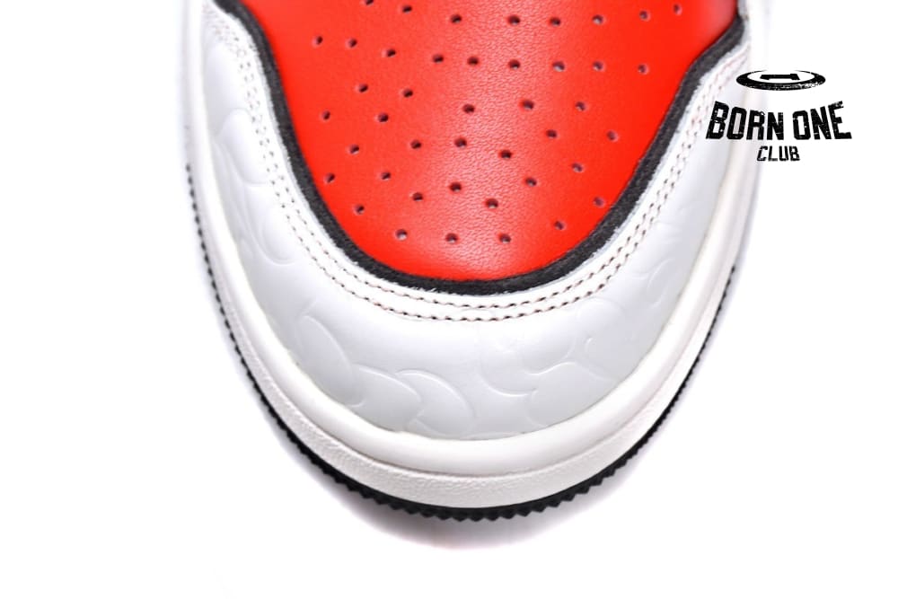 A Bathing Ape Bape SK8 Sta White Red