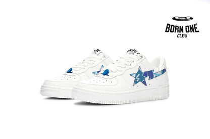A Bathing Ape Bape Sta Low ABC Camo White Blue 1I70191005