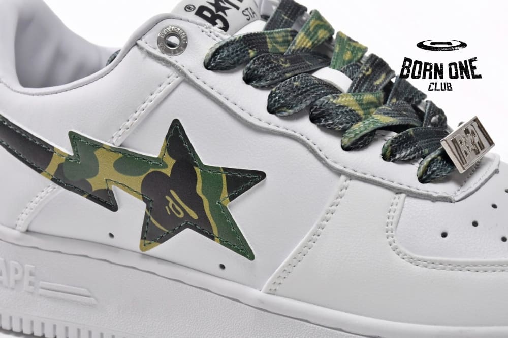 A Bathing Ape Bape Sta Low ABC Camo White Green (2022) 1I70191005-GRN