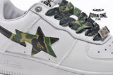 A Bathing Ape Bape Sta Low ABC Camo White Green (2022) 1I70191005-GRN