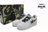 A Bathing Ape Bape Sta Low ABC Camo White Green (2022) 1I70191005-GRN