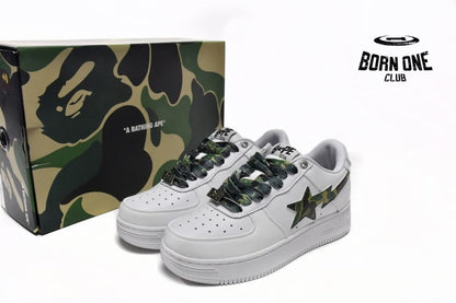 A Bathing Ape Bape Sta Low ABC Camo White Green (2022) 1I70191005-GRN