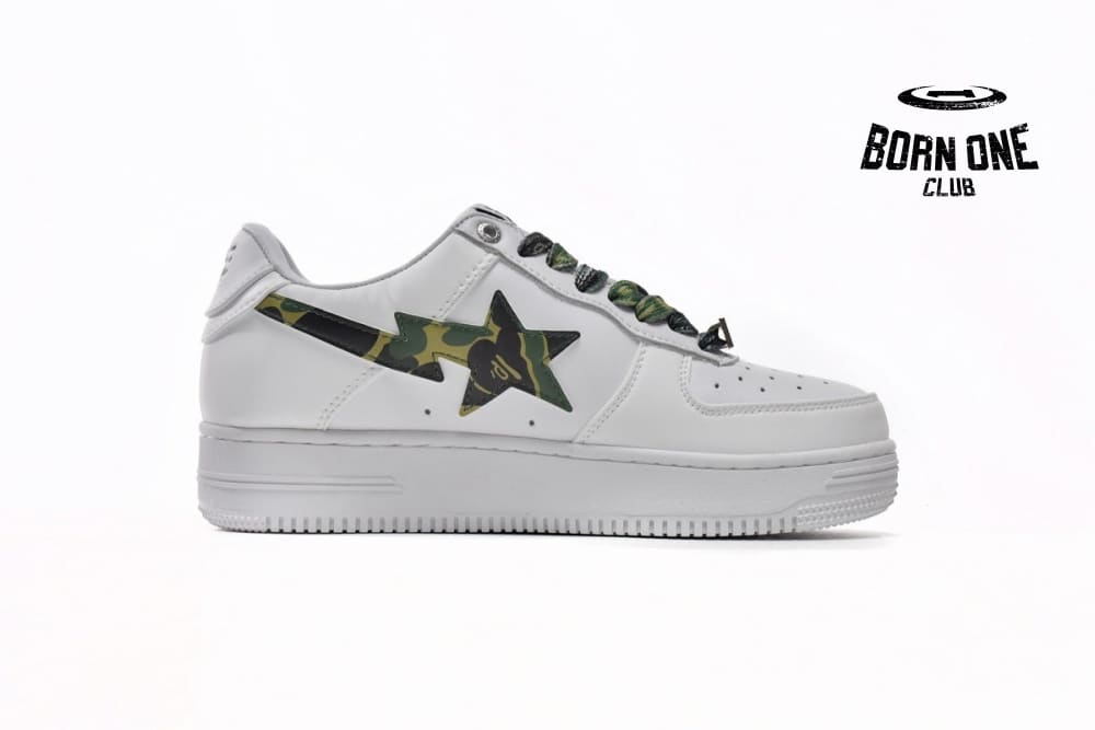 A Bathing Ape Bape Sta Low ABC Camo White Green (2022) 1I70191005-GRN
