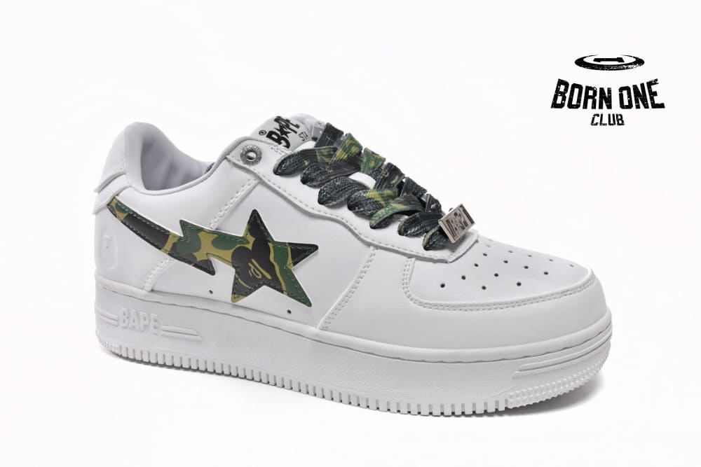 A Bathing Ape Bape Sta Low ABC Camo White Green (2022) 1I70191005-GRN