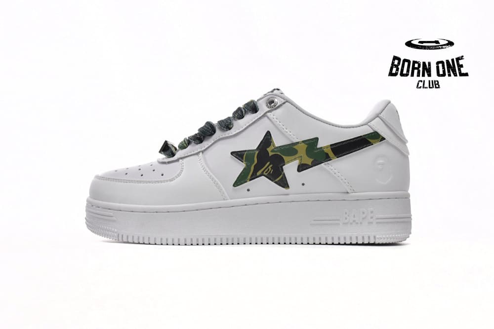 A Bathing Ape Bape Sta Low ABC Camo White Green (2022) 1I70191005-GRN