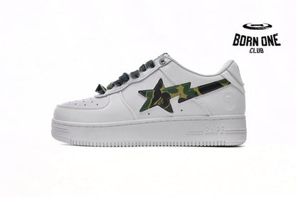 A Bathing Ape Bape Sta Low ABC Camo White Green (2022) 1I70191005-GRN