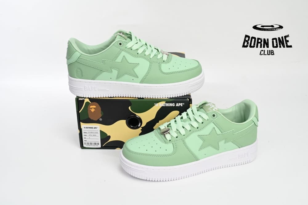 A Bathing Ape Bape Sta Low Apple Green 0ZXSH-M191-006K