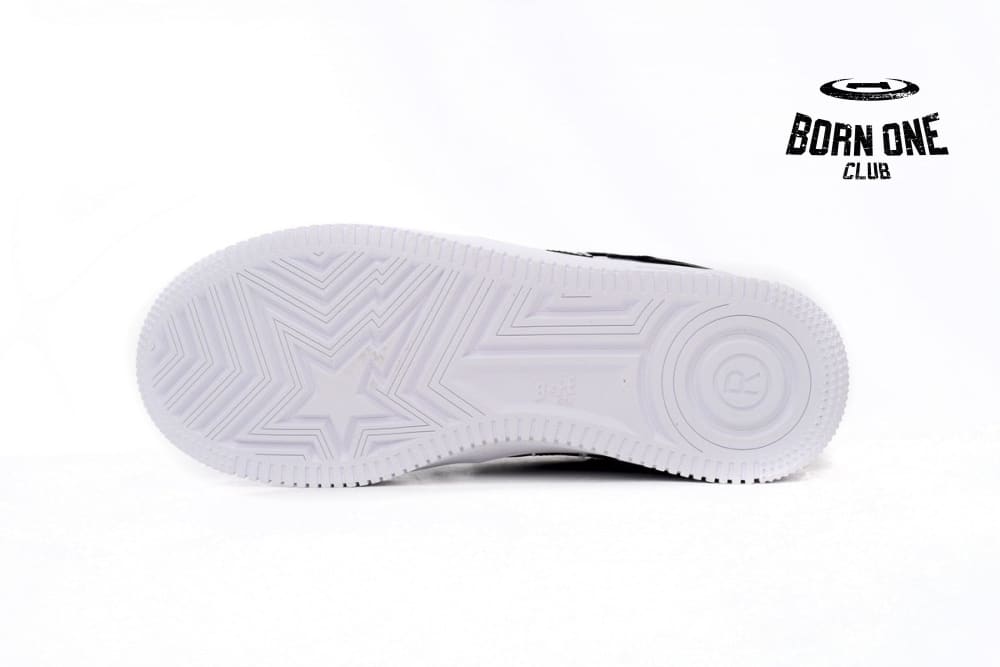 A Bathing Ape Bape Sta Low Black Grey 1F80191003