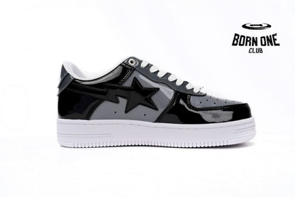 A Bathing Ape Bape Sta Low Black Grey 1F80191003