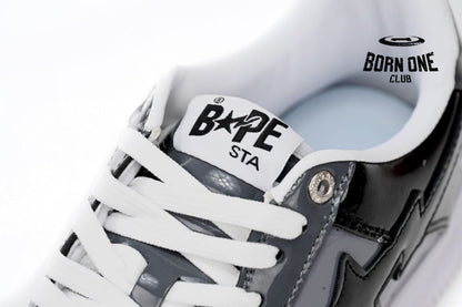 A Bathing Ape Bape Sta Low Black Grey 1F80191003