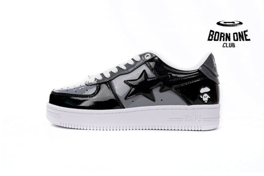 A Bathing Ape Bape Sta Low Black Grey 1F80191003