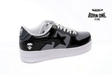 A Bathing Ape Bape Sta Low Black Grey 1F80191003