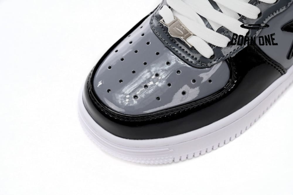 A Bathing Ape Bape Sta Low Black Grey 1F80191003