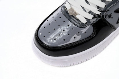 A Bathing Ape Bape Sta Low Black Grey 1F80191003