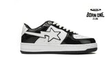 A Bathing Ape Bape Sta Low Black White 1H70-191-001