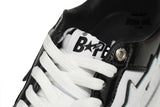 A Bathing Ape Bape Sta Low Black White 1H70-191-001