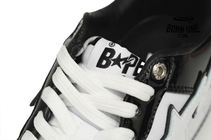 A Bathing Ape Bape Sta Low Black White 1H70-191-001