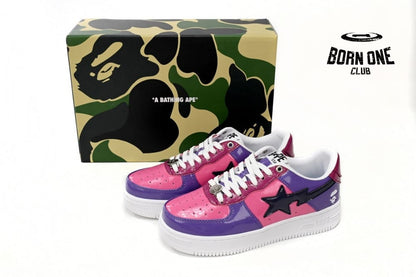 A Bathing Ape Bape Sta Low Color Camo Combo Purple 1H20-191-046