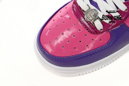 A Bathing Ape Bape Sta Low Color Camo Combo Purple 1H20-191-046