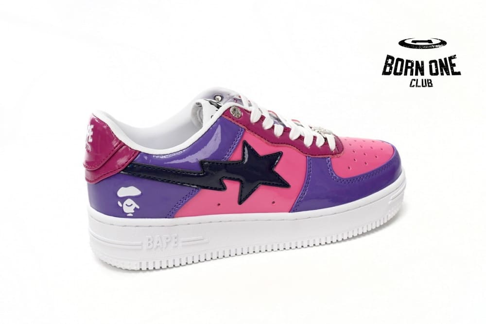A Bathing Ape Bape Sta Low Color Camo Combo Purple 1H20-191-046