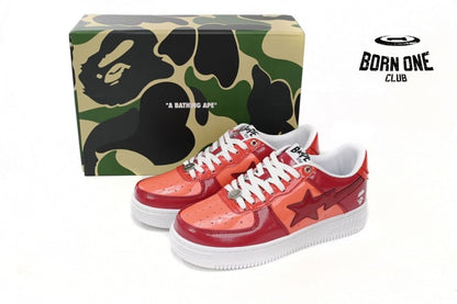 A Bathing Ape Bape Sta Low Color Camo Combo Red 001FWH201046_RED