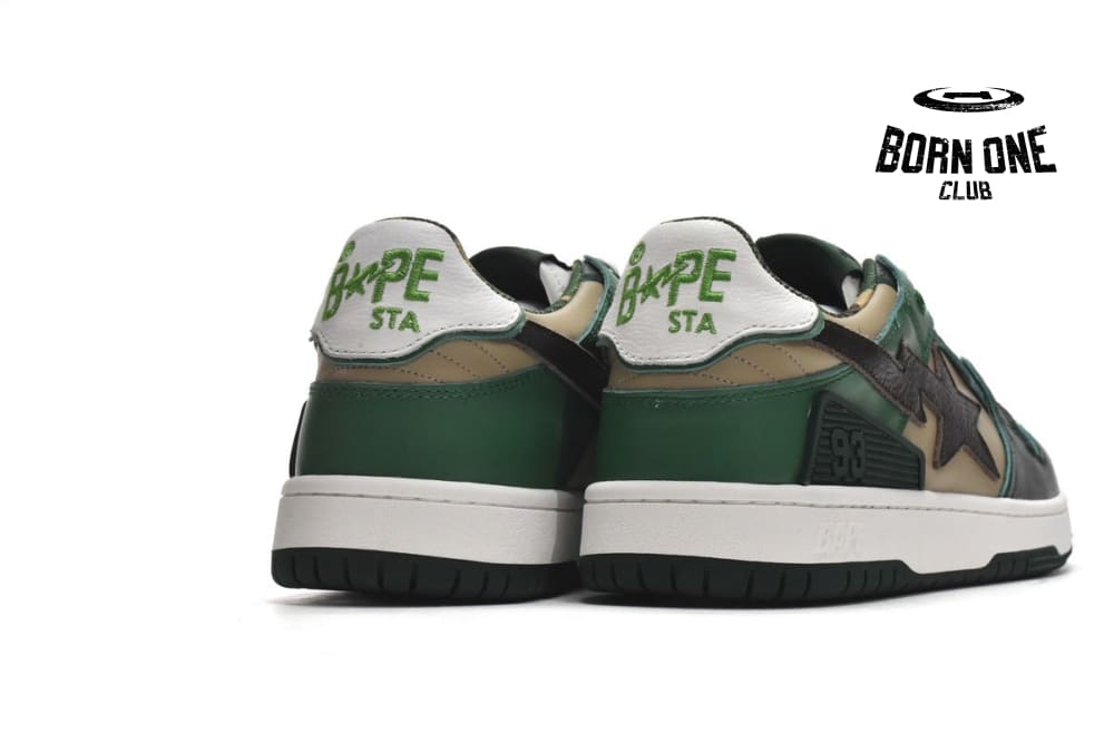 A Bathing Ape Bape Sta Low Mountain Black Green