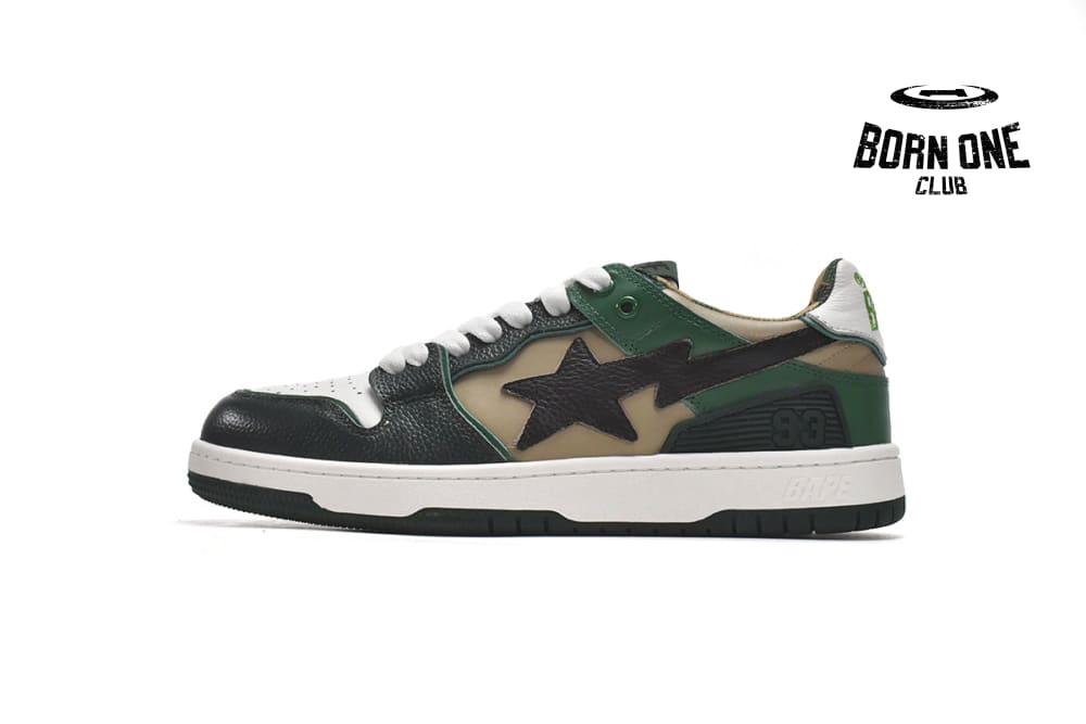 A Bathing Ape Bape Sta Low Mountain Black Green
