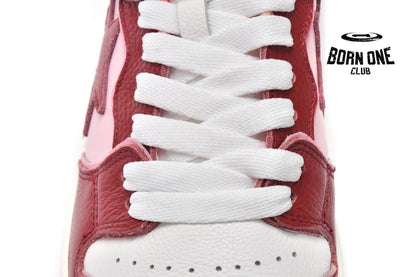 A Bathing Ape Bape Sta Low Mountain White Red