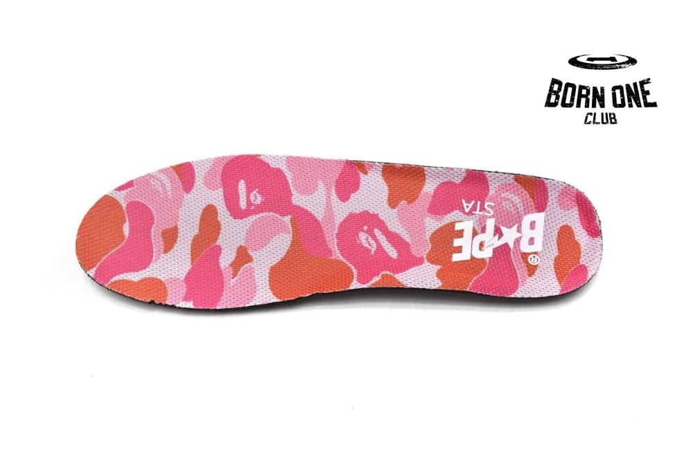 A Bathing Ape Bape Sta Low Mountain White Red