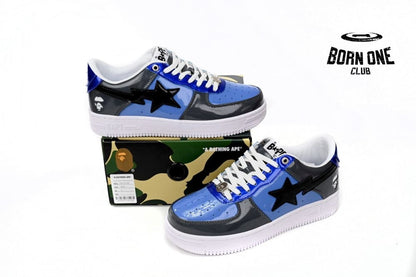 A Bathing Ape Bape Sta Low Navy Color Combo 1H20191046-NVY