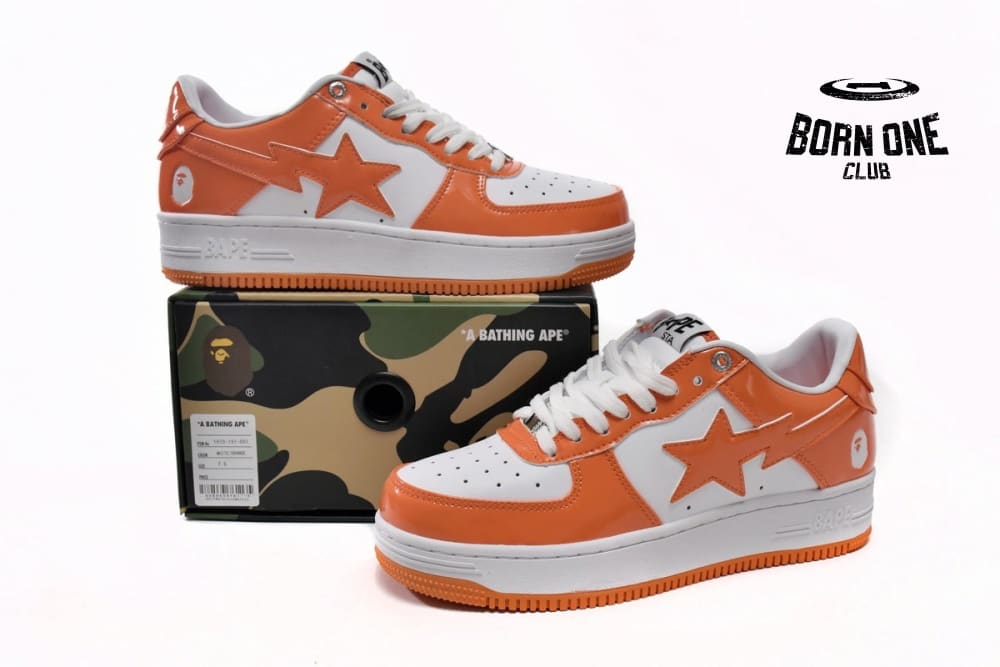 A Bathing Ape Bape Sta Low Orange 001FWH701001_ORG_A