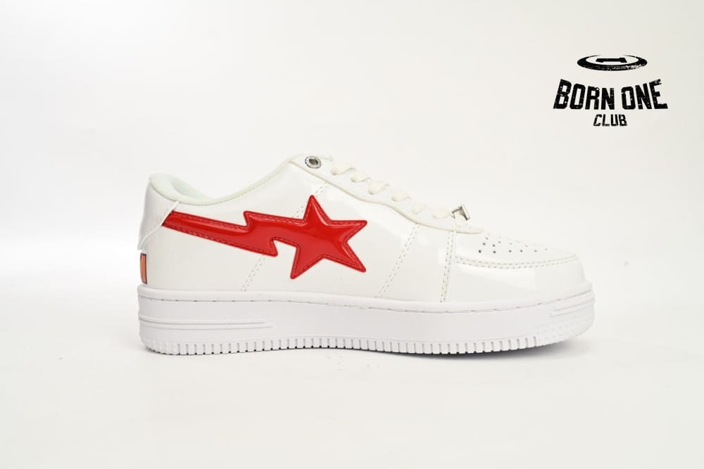 A Bathing Ape Bape Sta Low Shark White 1H30-191-012-WHT
