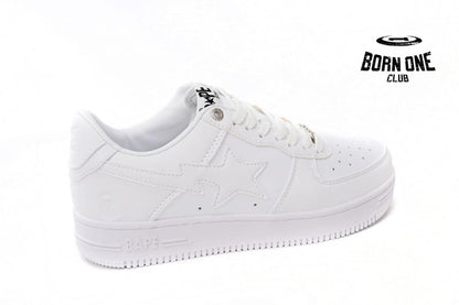 A Bathing Ape Bape Sta Low White 1H70-191-006