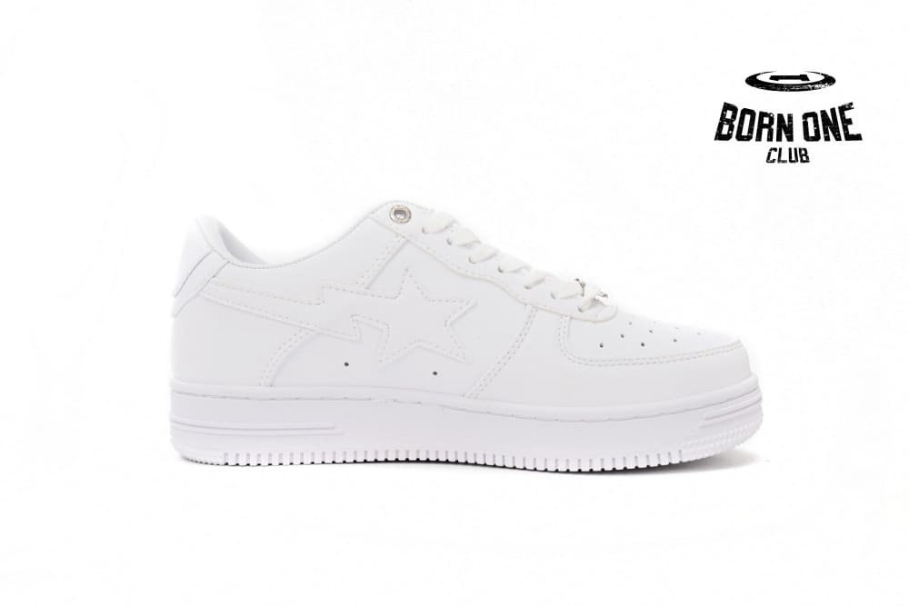 A Bathing Ape Bape Sta Low White 1H70-191-006