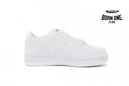 A Bathing Ape Bape Sta Low White 1H70-191-006