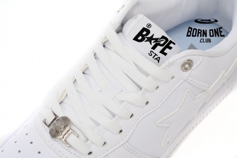 A Bathing Ape Bape Sta Low White 1H70-191-006