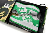 A Bathing Ape Bape Sta Low White Green