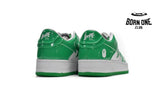 A Bathing Ape Bape Sta Low White Green