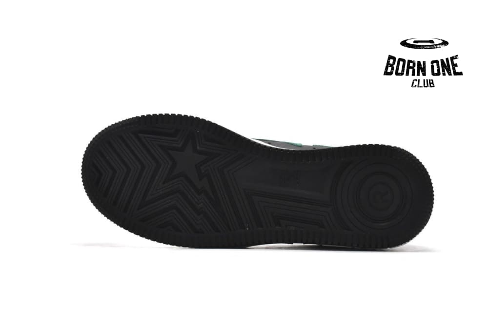 A Bathing Ape Bape Sta Low White Green Black