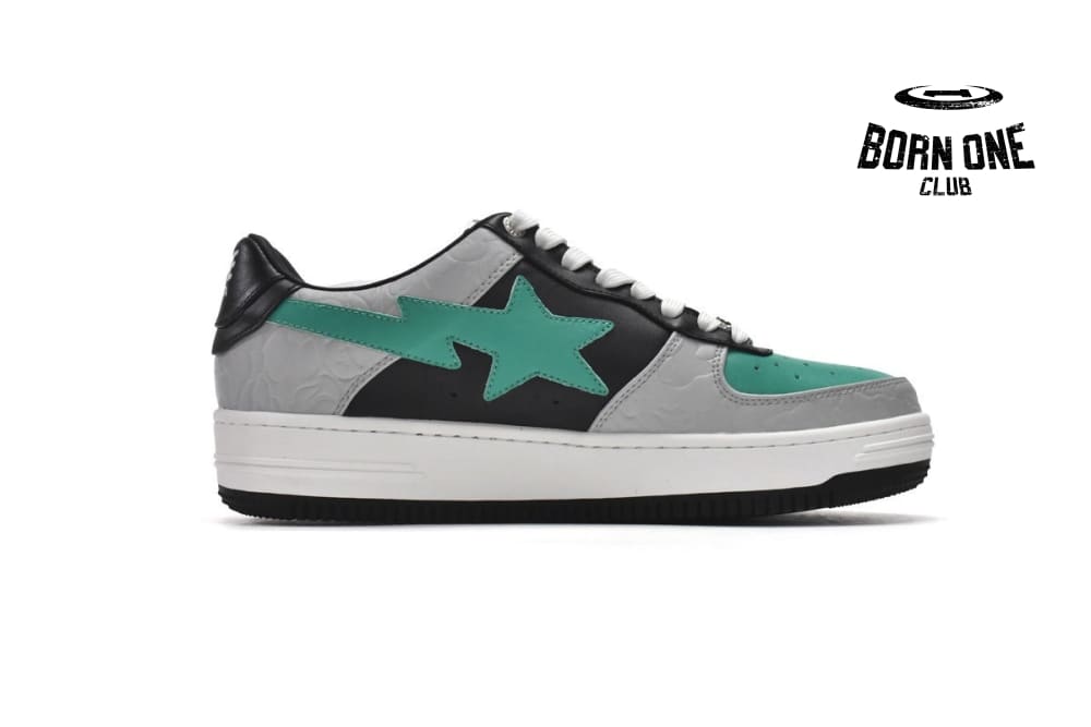 A Bathing Ape Bape Sta Low White Green Black