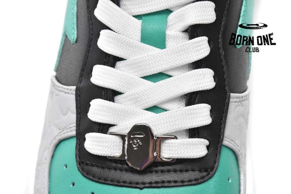 A Bathing Ape Bape Sta Low White Green Black