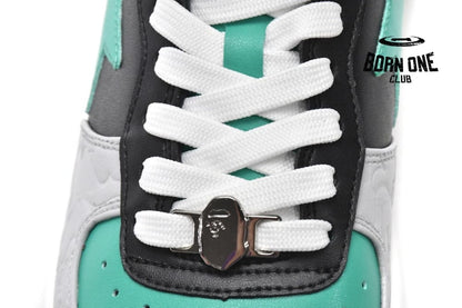 A Bathing Ape Bape Sta Low White Green Black