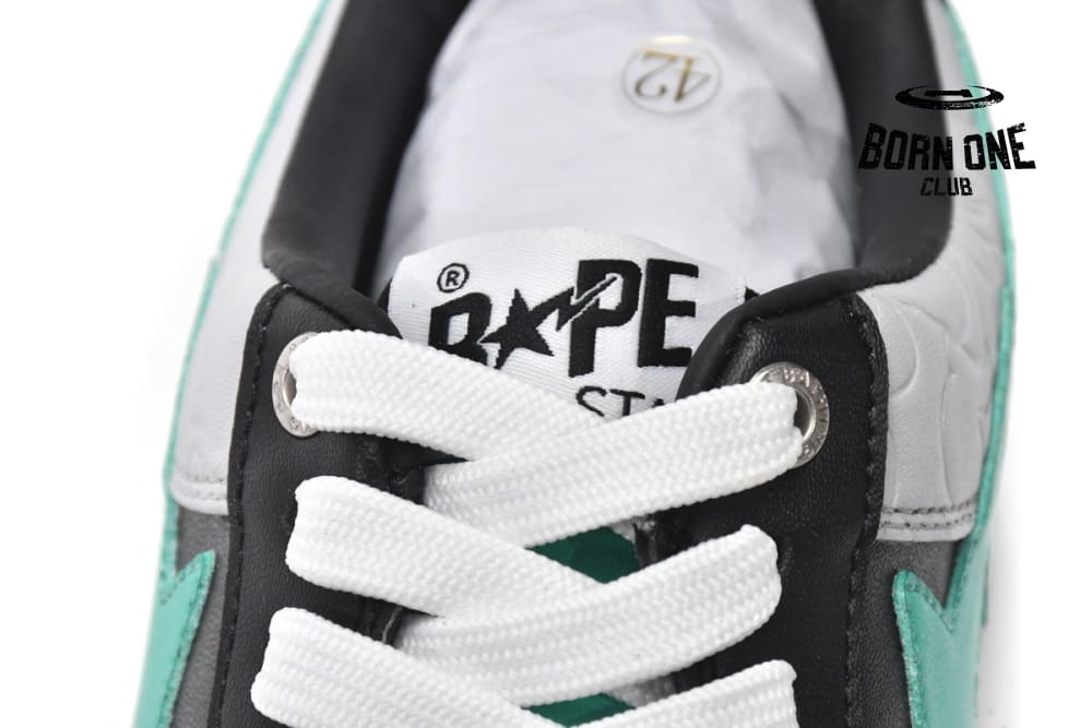 A Bathing Ape Bape Sta Low White Green Black