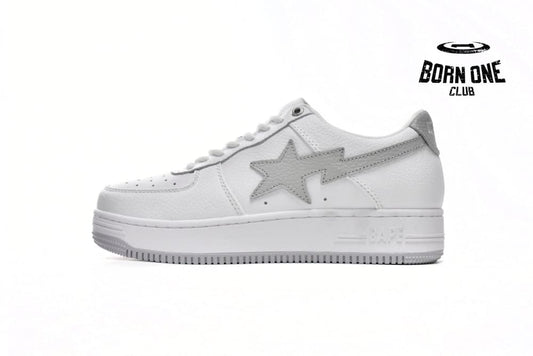 A Bathing Ape Bape Sta Low White Grey 1H73-191-921