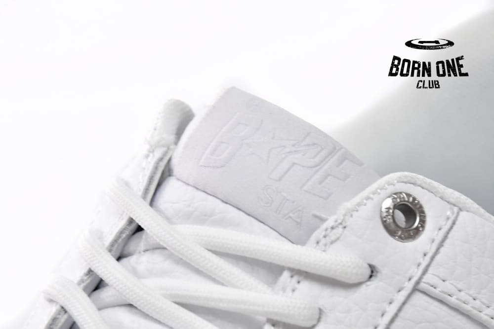 A Bathing Ape Bape Sta Low White Grey 1H73-191-921