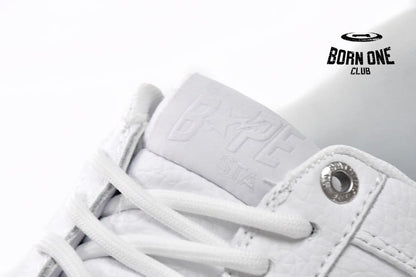 A Bathing Ape Bape Sta Low White Grey 1H73-191-921